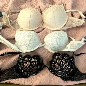Victoria’s secret bras (like new) $30 for all 3